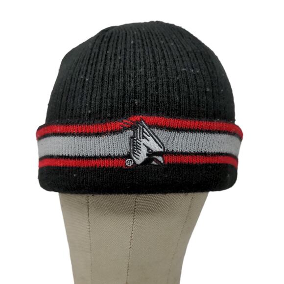 NCAA Brand Ball State Cardinals Beanie Toboggan Hat Embroidered Logo Black - Picture 1 of 13